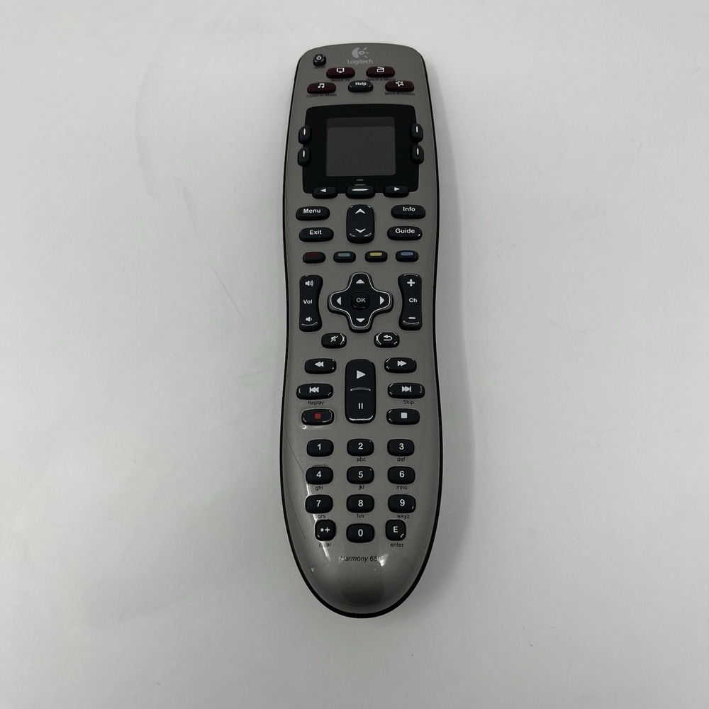 Logitech Harmony 650 Universal Remote Control Silver – Tested, Works, Ready to P